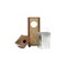 Global Industrial Square Outdoor Can, Brown, Steel, 10-1/4 in 238240BN - alternate 2
